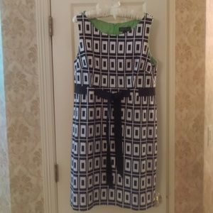 Black and white summer dress